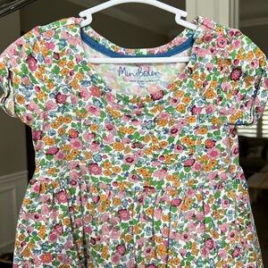 Girls Mini Boden Floral Casual Dress